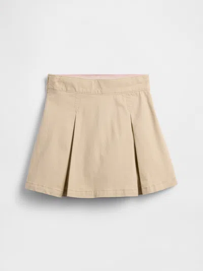 Gap Factory Kids Uniform Skort In Neutral