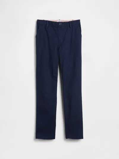 Gap Factory Kids Uniform Slim Chino Pants In Blue