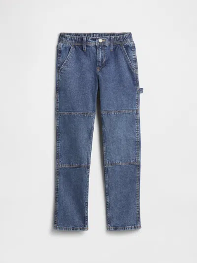 Gap Factory Kids Utility Original Straight Jeans In Blue