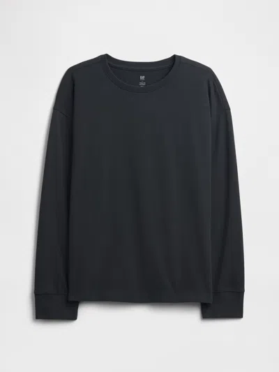 Gap Factory Kids Vintage Soft Crewneck T-shirt In Black