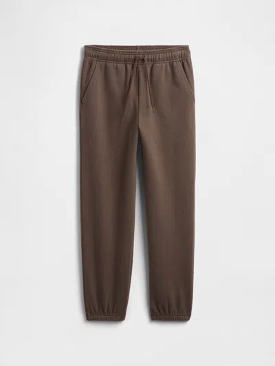 Gap Factory Kids Vintage Soft Relaxed Pull-on Joggers In Brown