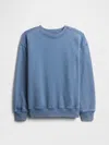 Gap Factory Kids Vintage Soft Relaxed Sweatshirt In Blue