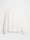 Gap Factory Kids Waffle-knit T-shirt In White