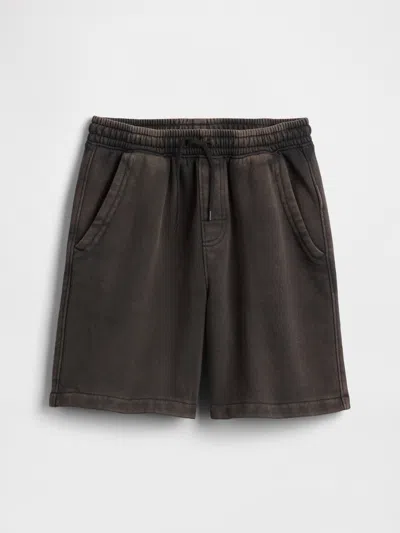 Gap Factory Kids Washed-fleece Pull-on Shorts