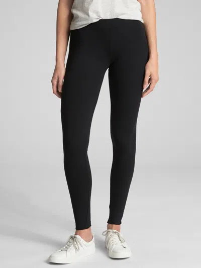 Gap Factory Leggings In Stretch Jersey In Black