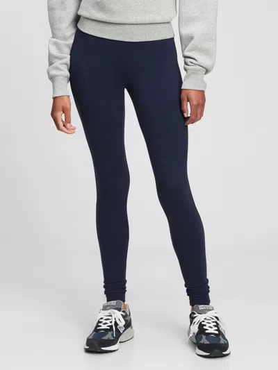 Gap Factory Leggings In Stretch Jersey In Blue