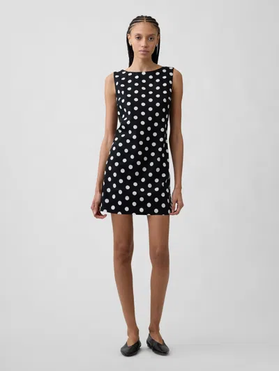 Gap Factory Linen-blend Apron Mini Dress In Multi