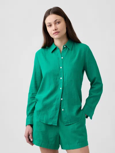 Gap Factory Linen-blend Easy Shirt