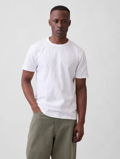 Gap Factory Lived-in Crewneck T-shirt In White