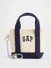 Gap Factory Logo Tote Keychain Charm In Blue