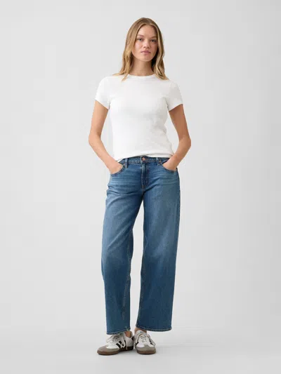 Gap Factory Low Rise '90s Loose Jeans In Blue