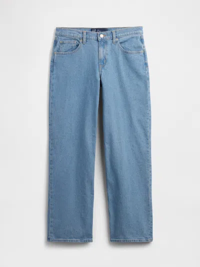 Gap Factory Low Rise '90s Loose Jeans In Blue