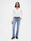 Gap Factory Low Rise Boot Jeans In Blue