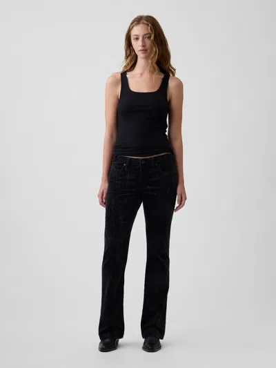 Gap Factory Low Rise Snake Print Long & Lean Corduroy Pants