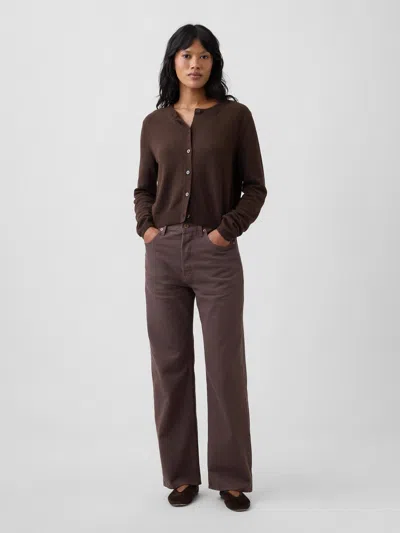 Gap Factory Low Slung Relaxed Straight Jeans In Squirrel