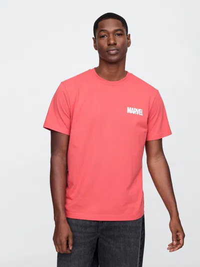 Gap Factory Marvel Avengers Everyday Soft Relaxed Graphic T-shirt In Red