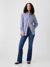 Gap Factory Mid Rise Baby Boot Jeans In Blue