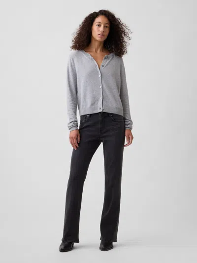 Gap Factory Mid Rise Boot Jeans In Black Wash