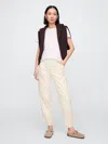 Gap Factory Mid Rise Downtown Khaki Cargo Joggers In Brown