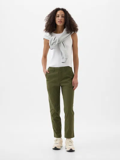 Gap Factory Mid Rise Downtown Khakis In Multi