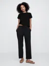 Gap Factory Mid Rise Easy Twill Pants In Black