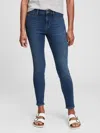 Gap Factory Mid Rise Favorite Ankle Jeggings In Blue