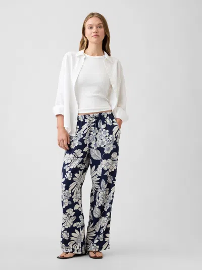 Gap Factory Mid Rise Pull-on Wide-leg Pants