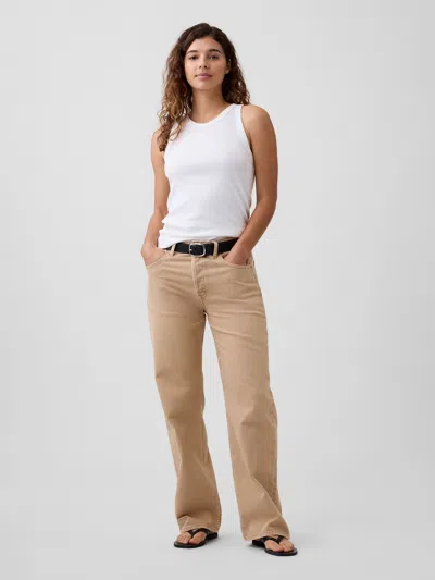 Gap Factory Mid Rise Relaxed Straight Jeans