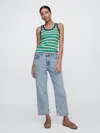Gap Factory Mid Rise Relaxed Straight Jeans In Brown