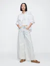 Gap Factory Mid Rise Supersoft Baggy Jeans In White