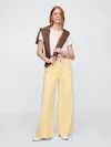 Gap Factory Mid Rise Supersoft Baggy Utility Jeans In Neutral