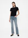 Gap Factory Mid Rise Universal Baby Boot Jeans In Black