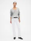 Gap Factory Mid Rise Universal Baby Boot Jeans In White