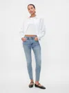 Gap Factory Mid Rise Universal Skinny Jeans In Black