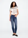 Gap Factory Mid Rise Universal Skinny Jeans In Blue