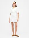Gap Factory Mini Bubble Shirtdress In White