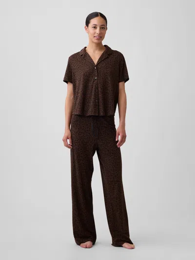 Gap Factory Modal Pj Pants In Brown