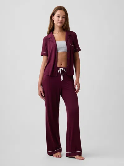 Gap Factory Modal Pj Pants In Tuscan Red