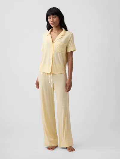 Gap Factory Modal Pj Pants In Yellow