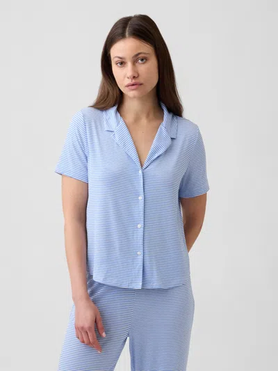 Gap Factory Modal Pj Shirt In Blue