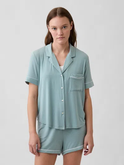 Gap Factory Modal Pj Shirt In Green