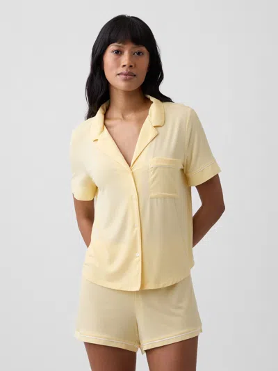 Gap Factory Modal Pj Shirt In Yellow