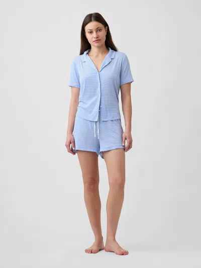 Gap Factory Modal Pj Shorts In Blue