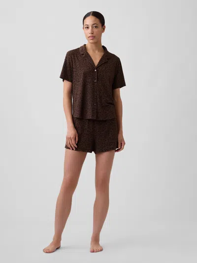 Gap Factory Modal Pj Shorts In Brown