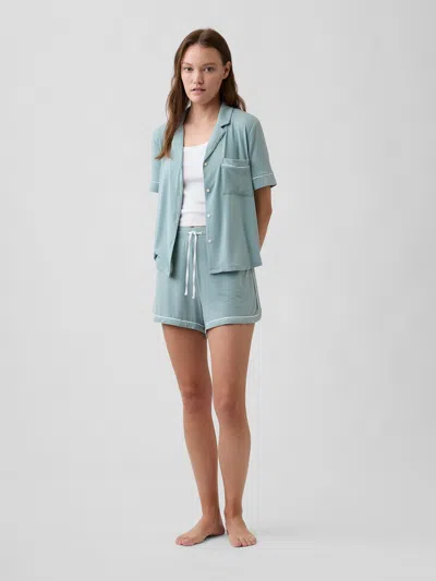 Gap Factory Modal Pj Shorts In Green