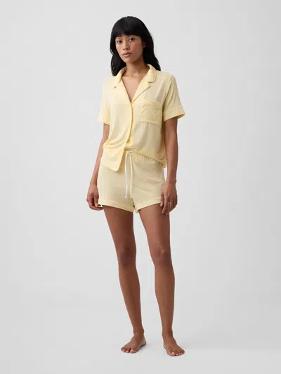 Gap Factory Modal Pj Shorts In Yellow