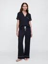 Gap Factory Modal Wide-leg Pj Pants In Black