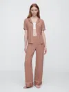 Gap Factory Modal Wide-leg Pj Pants In Brown