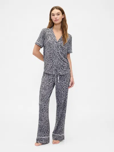 Gap Factory Modal Wide-leg Pj Pants In Gray