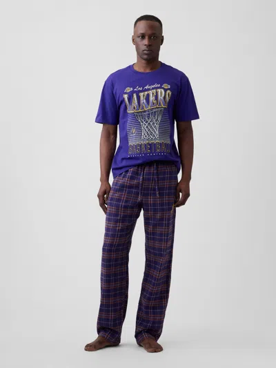Gap Factory Nba Flannel Pj Pants In Animal Print